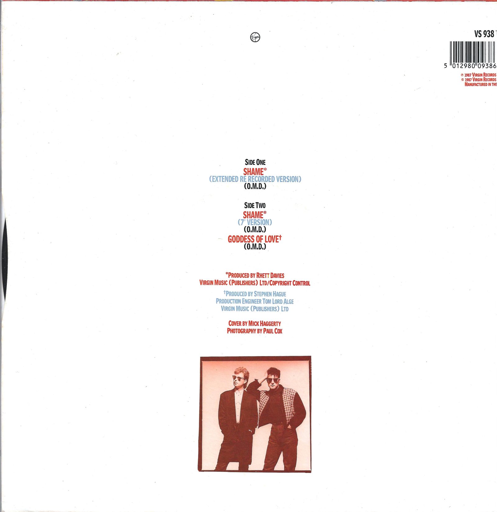 Back cover of VS 938 12